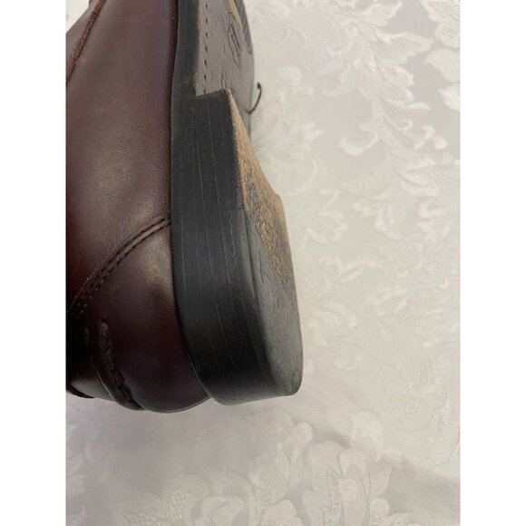 Bass G.H. Bass Burgundy Leather Tasseled Loafer Size 10M  Preppy‎ old money 90’s main image 4
